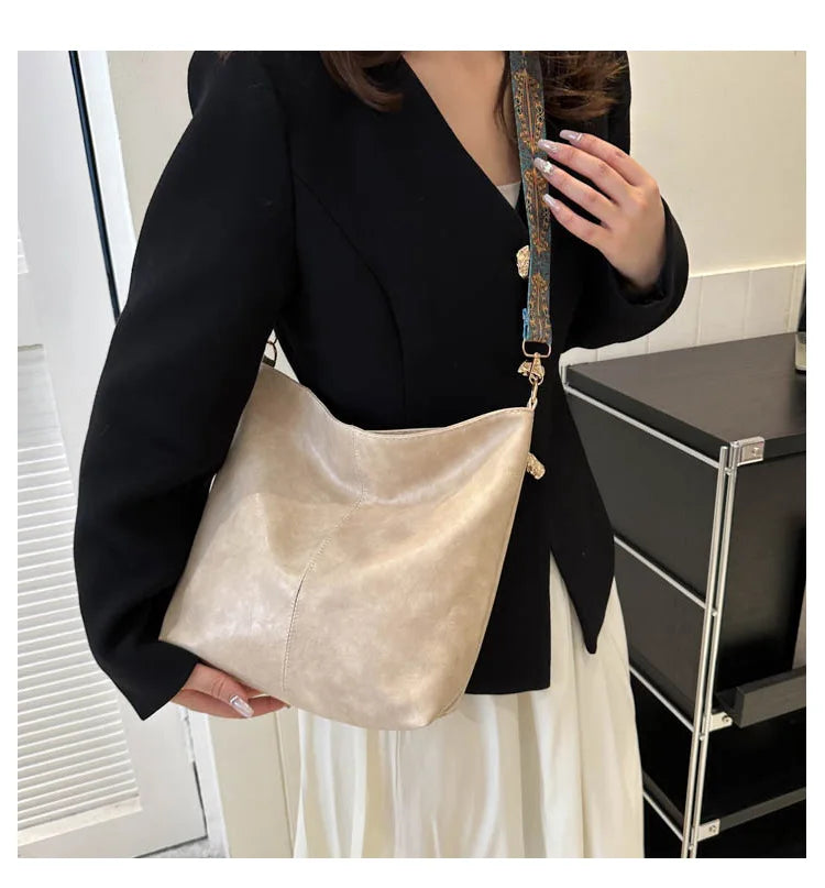 Women's New Fashion Creative Design Bags Korean Solid Color Shoulder Crossbody.