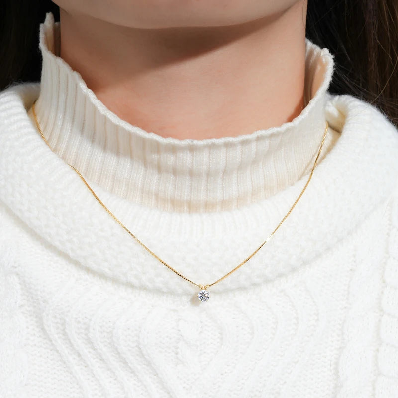 RAPRGOLD Certified  Necklace Chains For Women Jewelry Gifts