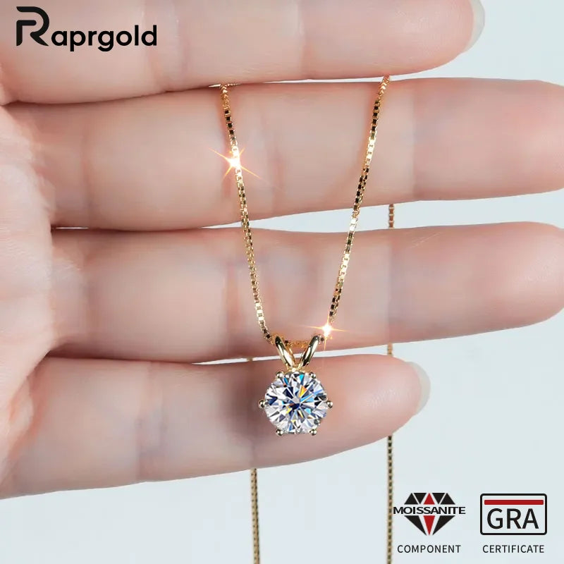 RAPRGOLD Certified  Necklace Chains For Women Jewelry Gifts